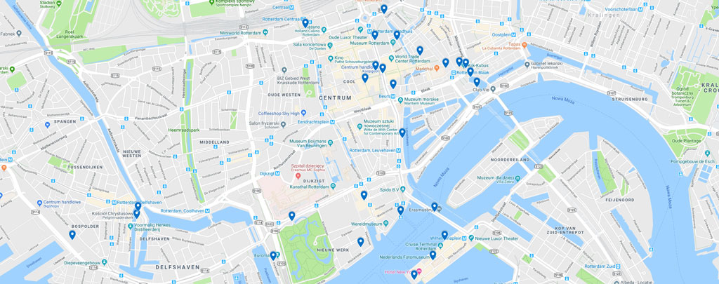 Rotterdam na mapie