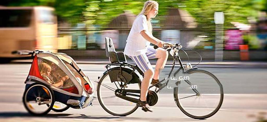 amsterdamska rodzina na rowerze