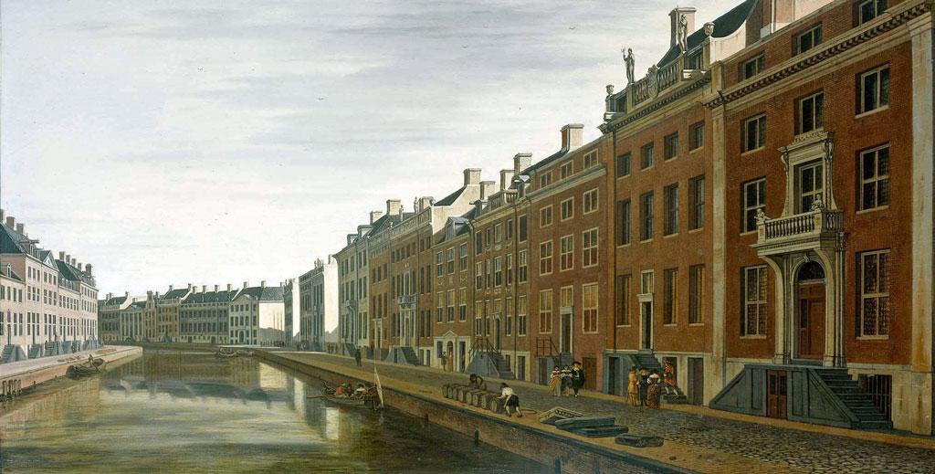 Kanał w Amsterdamie