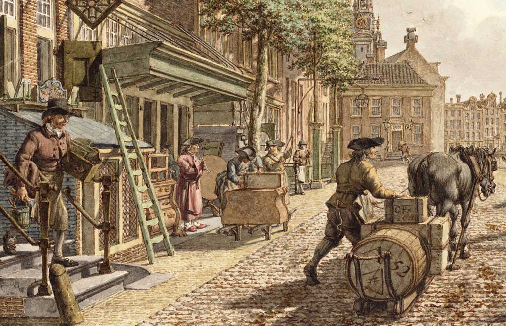 Amsterdamskie ulice XVII wiek