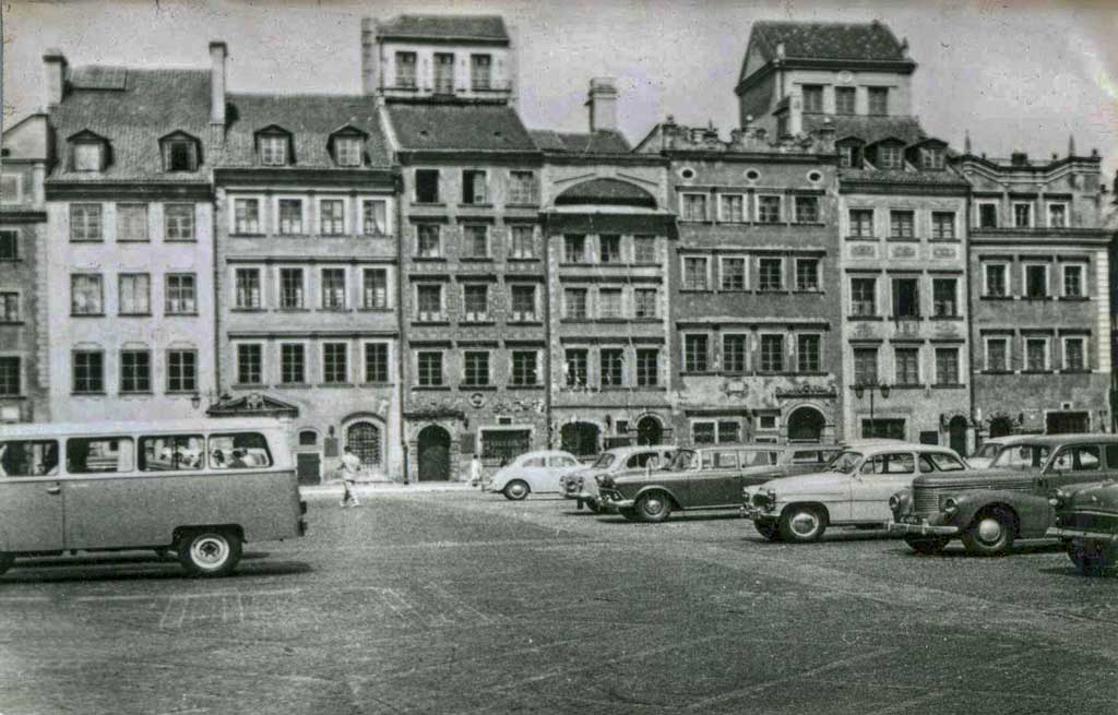 warszawska starówka w 1965