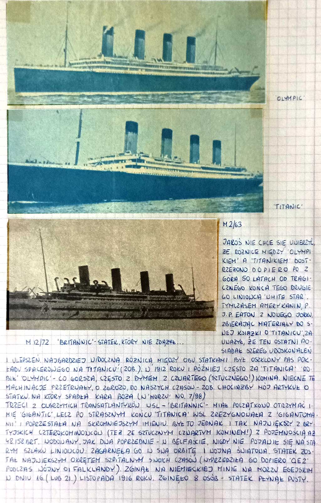 Titanic - opowieść Wojciecha Mareka Wachniewskiego