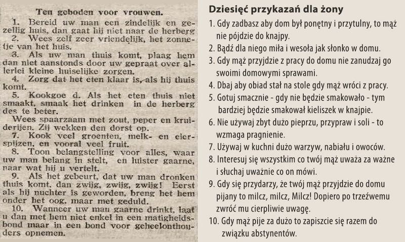 10 przykazań młodej żony