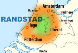 Aglomeracja Randstad - najgęściej zaludniony kraj