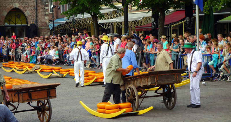 targ serów w Alkmaar