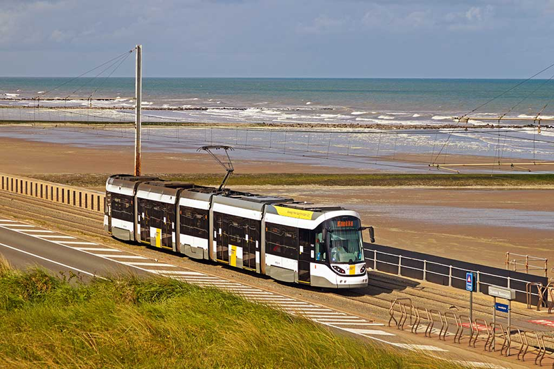 belgijski tramwaj plażowy 
