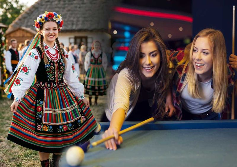 Wizerunek polskiej i holenderskiej dziewczyny 