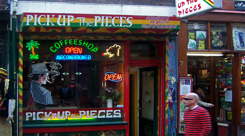 pub sprzedający marihuanę