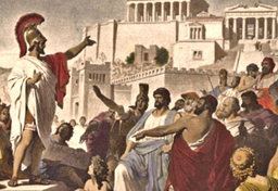 Grecki mit demokracji