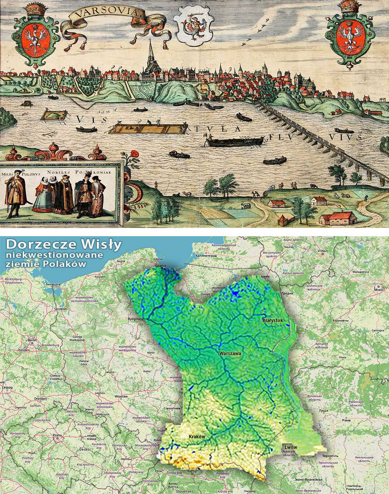 Warszawa w XVI w. oraz dorzecze Wisły