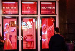 Dzielnica czerwonych latarni w Amsterdamie