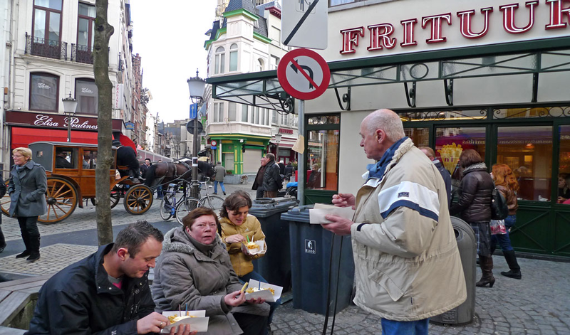 Frytki w Antwerpii