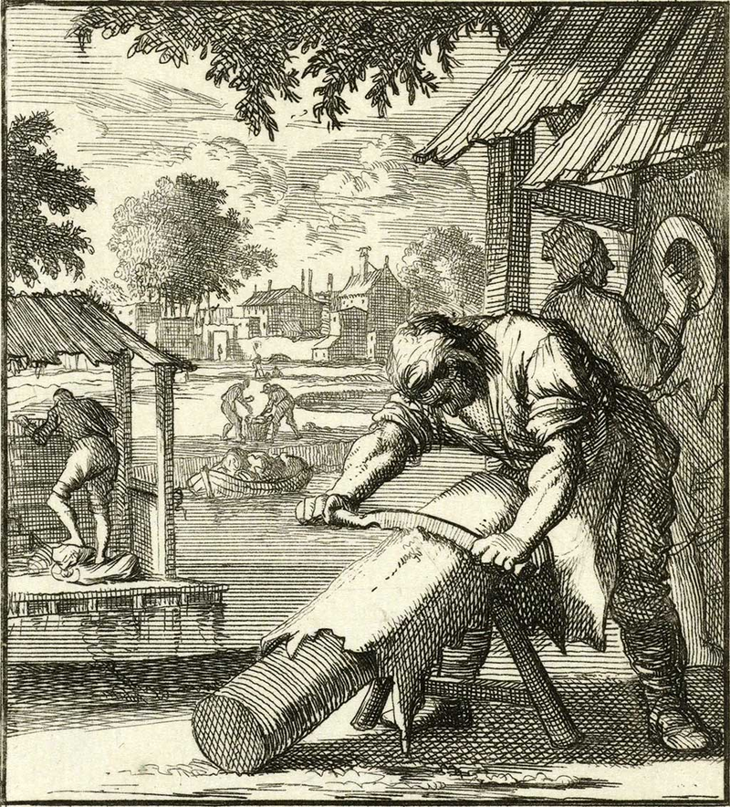 Garbarz w XVII wieku