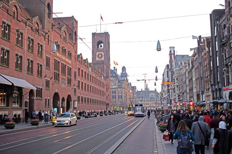 Były budynek giełdy w Amsterdamie