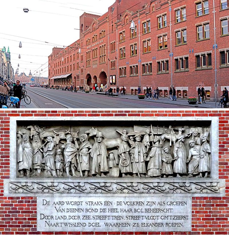 Były budynek giełdy w Amsterdamie
