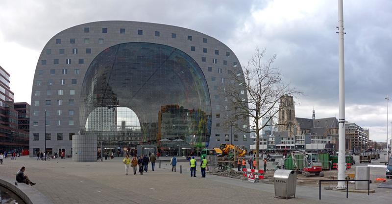 Hala targowa w Rotterdamie
