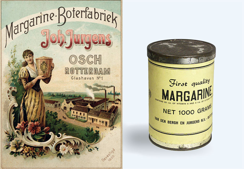 Pierwsza margaryna w produkcji