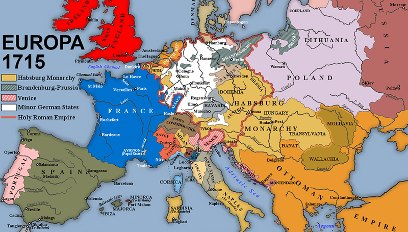 Europa 1715 r.