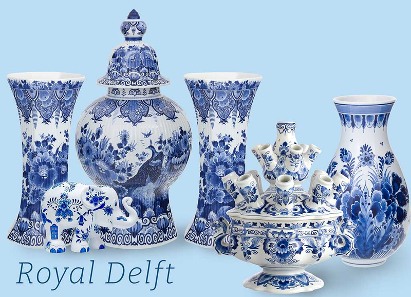Holenderska imitacja porcelany z Delft.