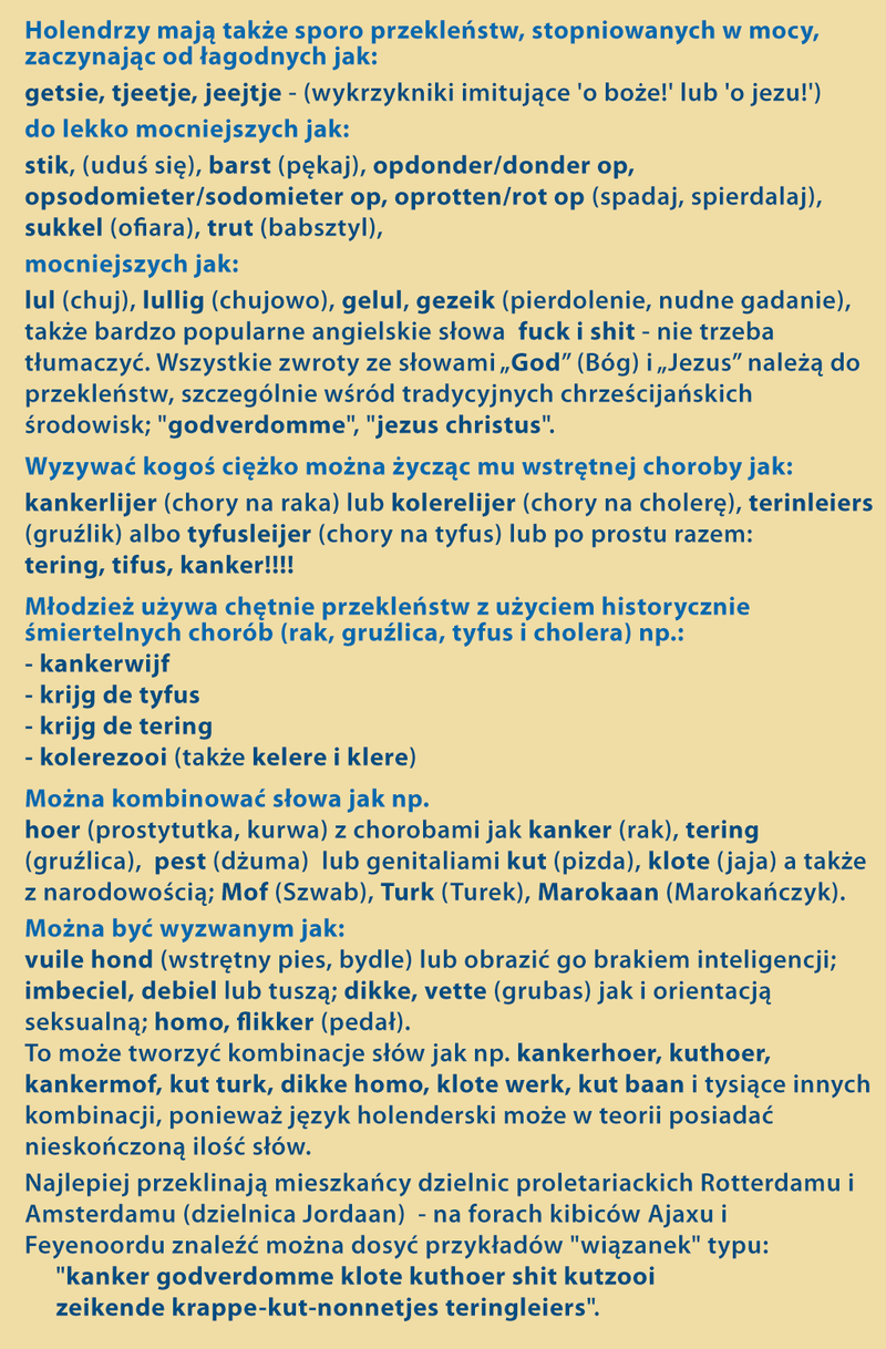 holenderskie przekleństwa