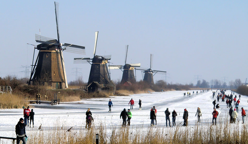 Holandia na łyżwach