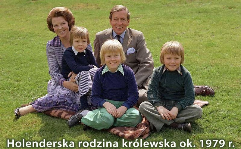 Holenderska rodzina królewska 1979 r.