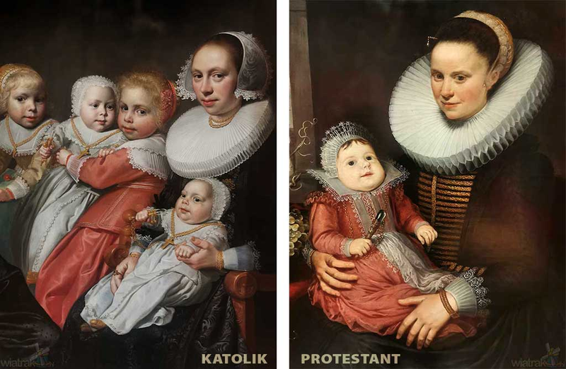 Katolicy i Protestanci w 1600 r.