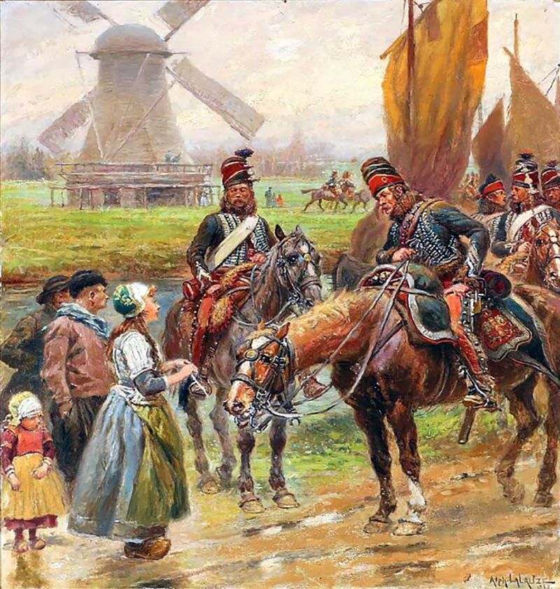 Kozacy wyzwalająą Holandię