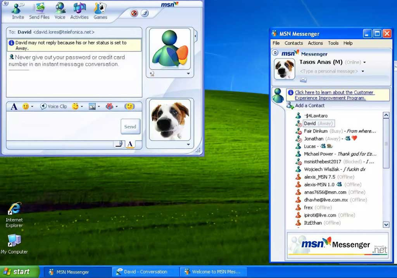 MSN komunikator Windows