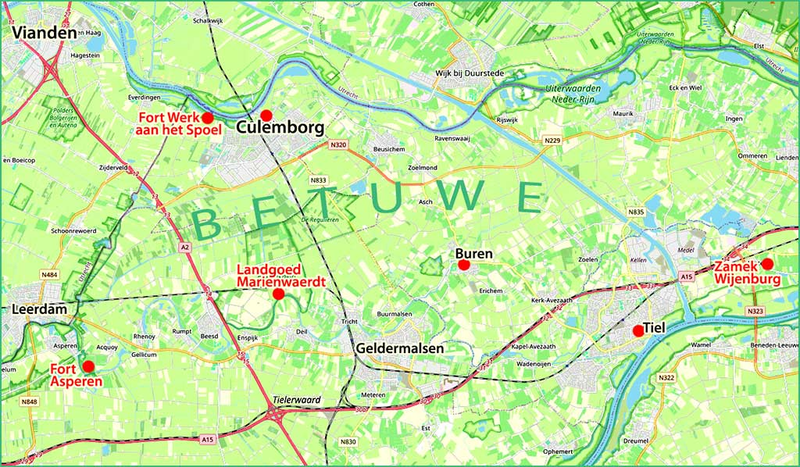 mapa Betuwe