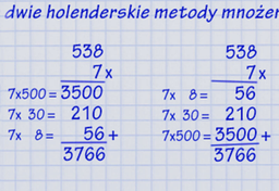Lekcja matematyki po holendersku