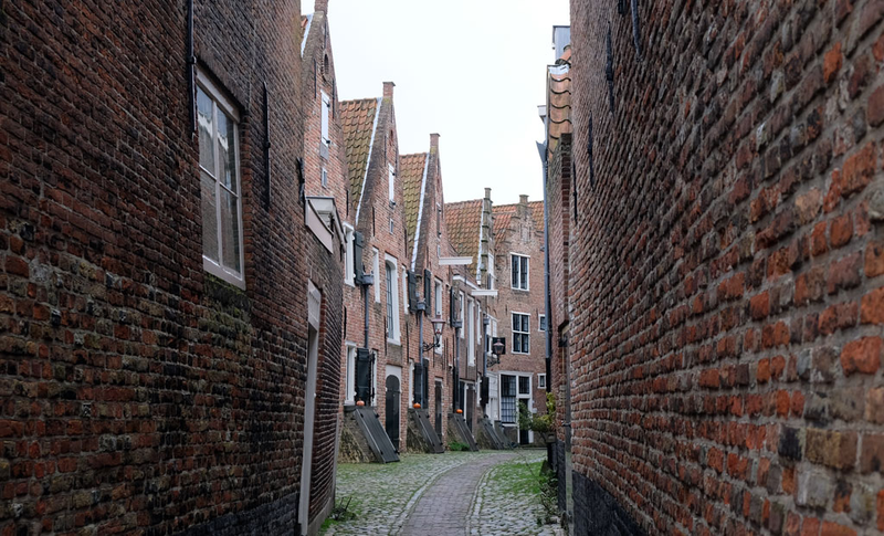 Uliczka bednarzy w Middelburgu