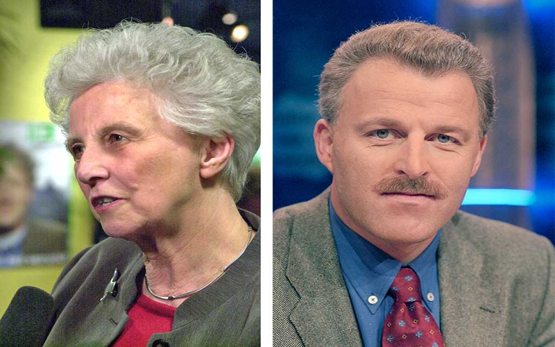 Els Borst i Peter R. de Vries.