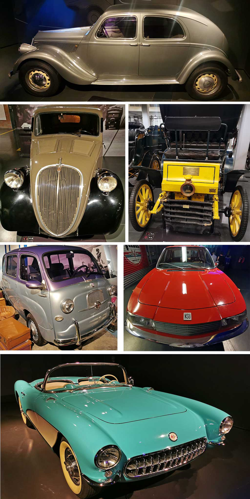 Muzeum samochodów w Turynie