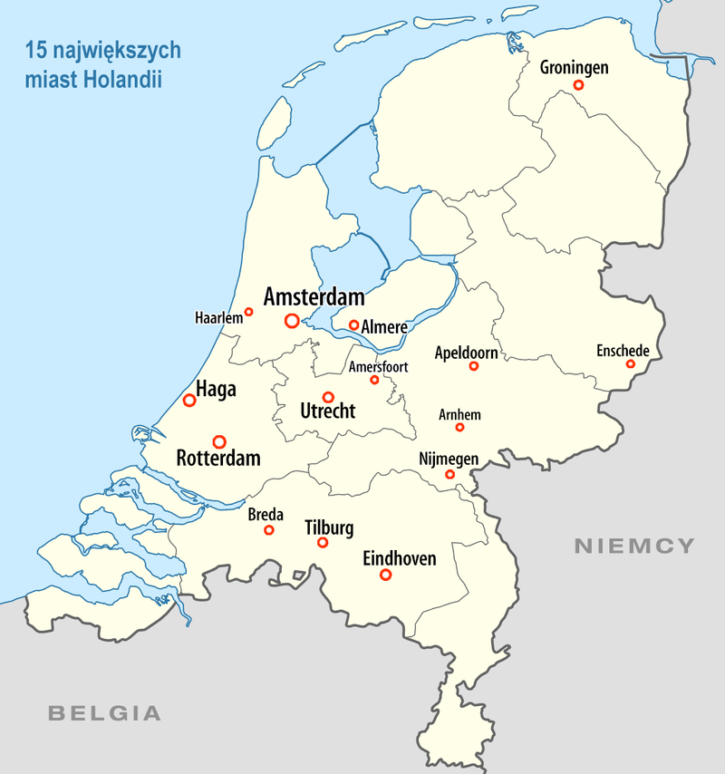największe miasta NL