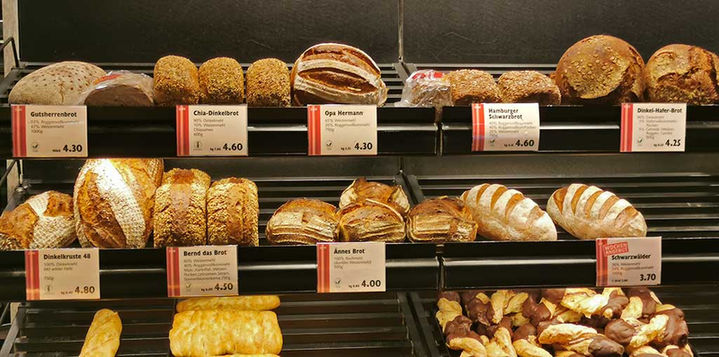 Chleb w niemieckiej piekarni