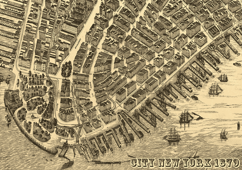 Nowy Jork w 1879 r.