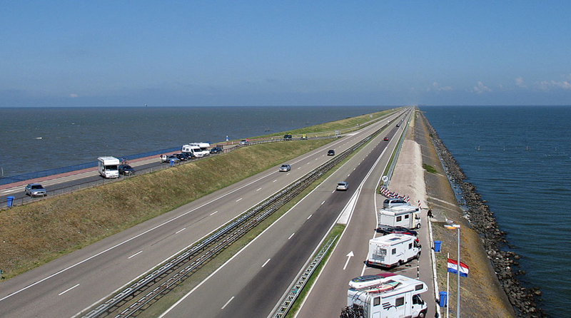 tama - wał Afsluitdijk