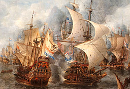 Pirat i wilk morski admirał Michiel de Ruyter