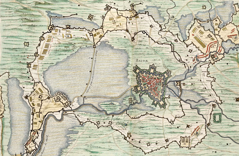 plan hiszpańskiego oblężenia Bredy