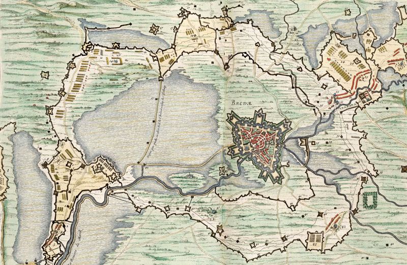 plan hiszpańskiego oblężenia Bredy
