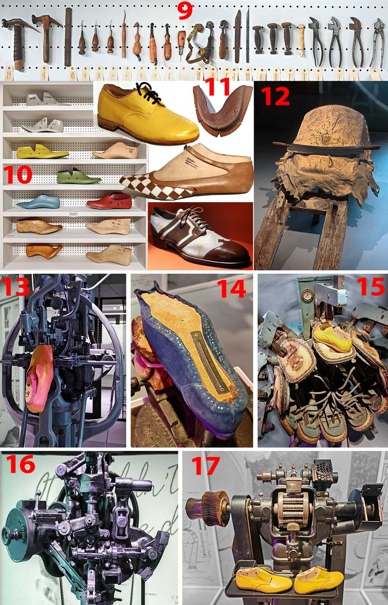 proces produkcji butów