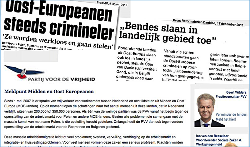 W latach 2010-2012 wyraźnie wzrosło niezadowolenie społeczeństwa napływem Polaków z ich odmienną kulturą ale także bijatykami, pijaństwem i kradzieżami co miało wyraz w prasie i było wodą na młyn Geerta Wildersa.  