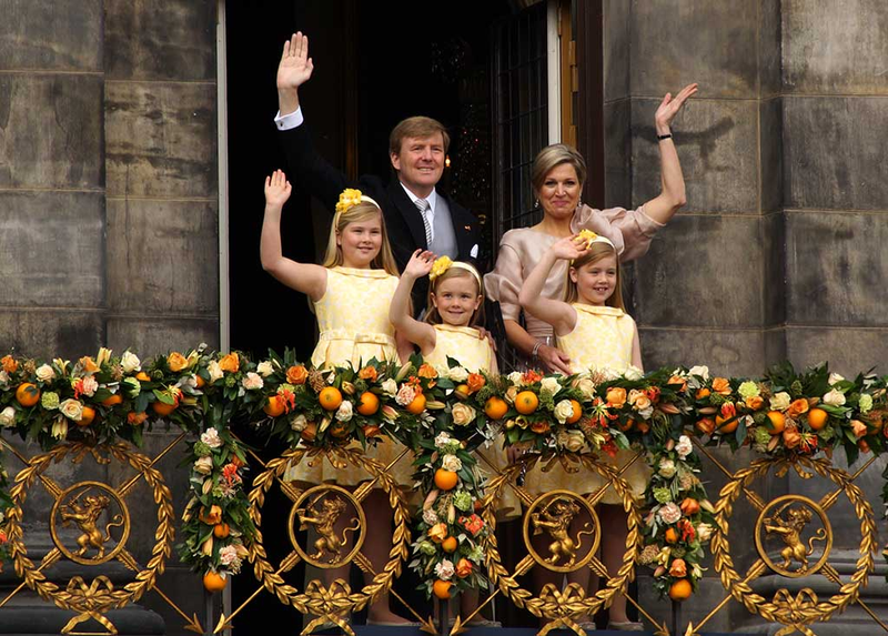 Holenderska rodzina królewska w 2013 r.
