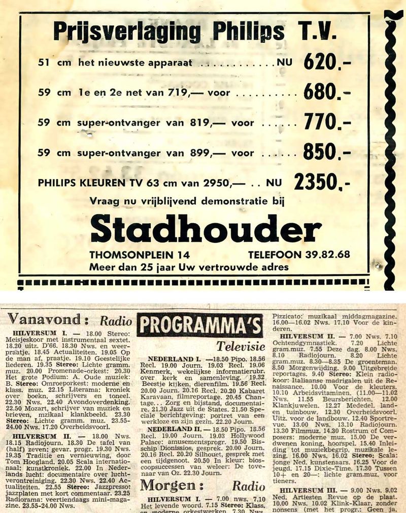 Telewizja w 1968 r