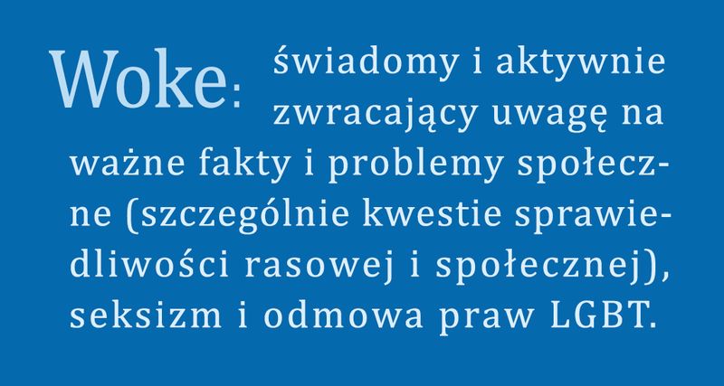 Definicja WOKE po polsku