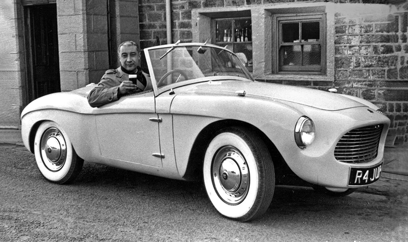 Gatsonides w sportowym aucie