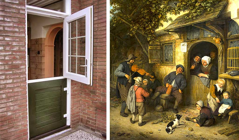 Holenderskie chłopskie drzwi dwuczęściowe