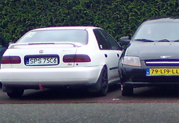 Dyskryminacja białych tablic PL na holenderskich drogach