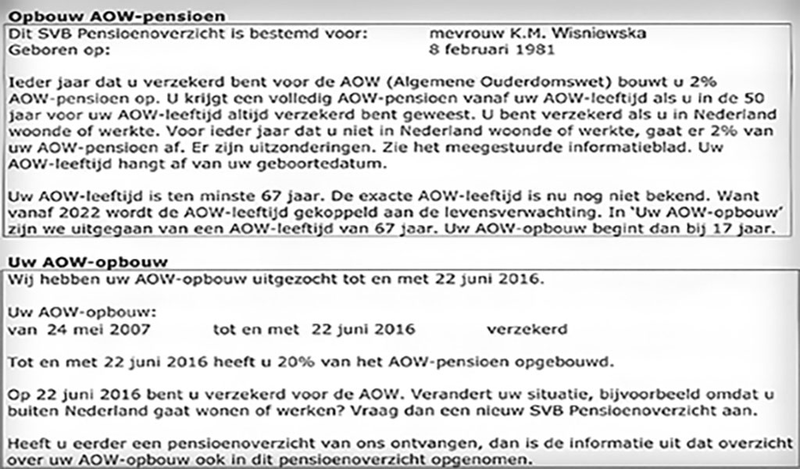 emerytura dla Polaka